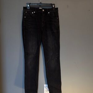 J. Crew Womens vintage straight Black Jeans - Washed Black Denim